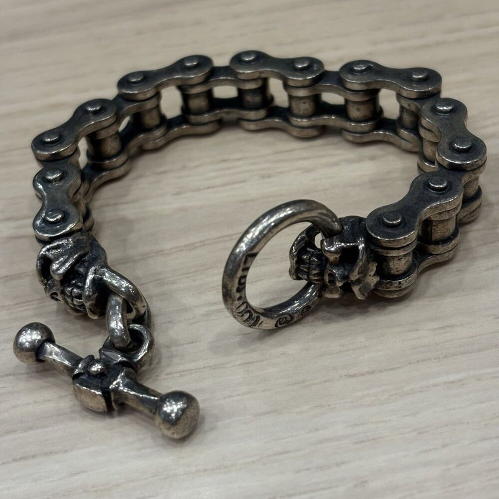 Travis Walker Drive Chain 8 Custom Sterling Silver Bracelet Serial # 001